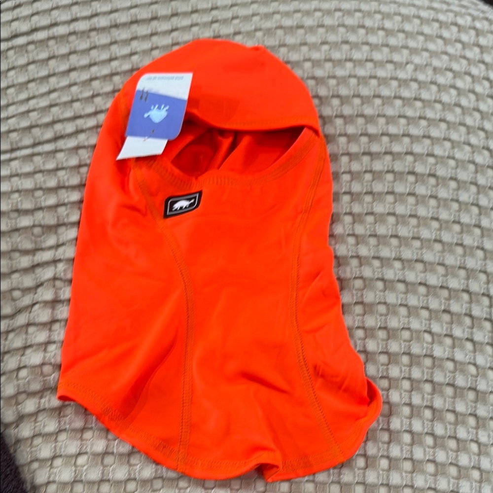 Bright Orange Face Mask